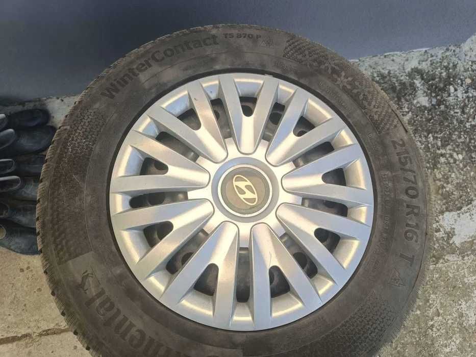 Set 4 roti complete de iarna 16", Hyundai Tucson, maxim 2000km rulate