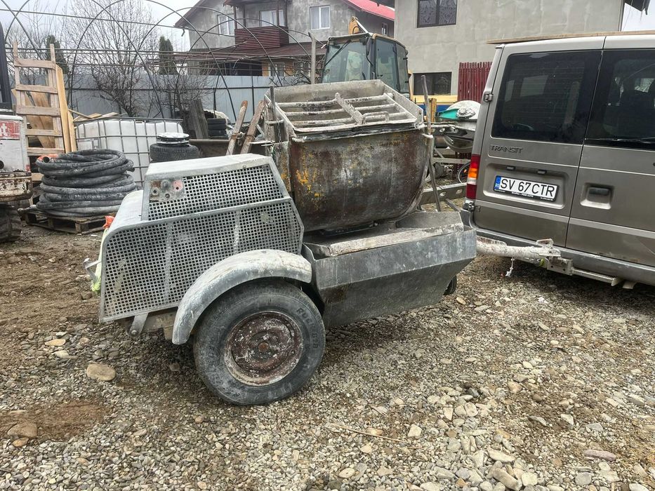 Pompa de tencuit Putzemester 13 cu motor diesel, SUCEAVA