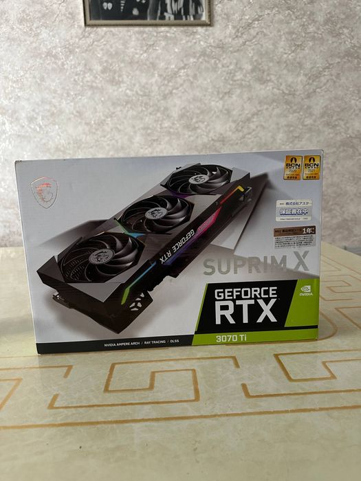 Видеокарта Rtx 3070 ti Suprim x 8 gb