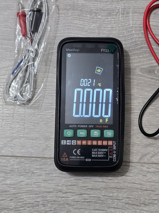 Multimetru digital reîncărcabil TRMS 6000 – NCV, Auto Range