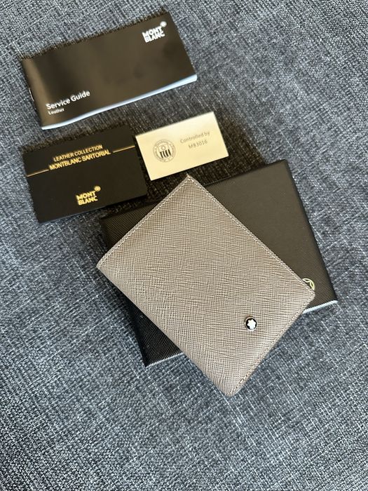 Кожен портфейл Montblanc Sartorial mini wallet 4CC