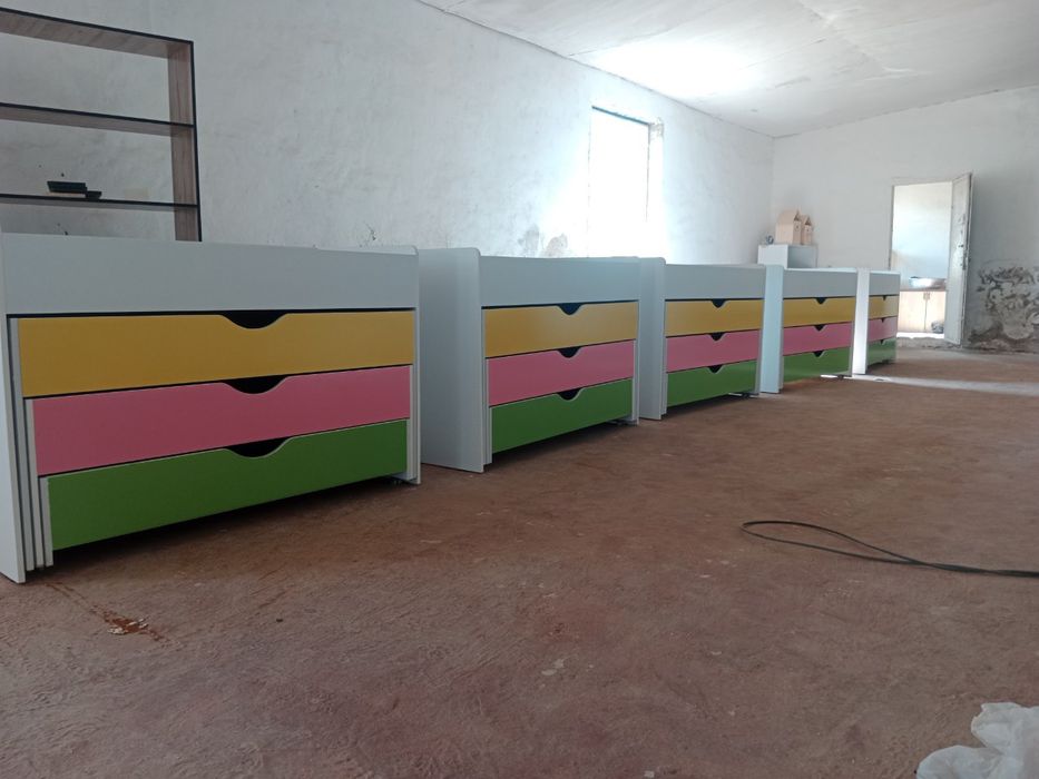 4 этажный Кровать для детского сада. 4 этажли роликли Кроват богчага.