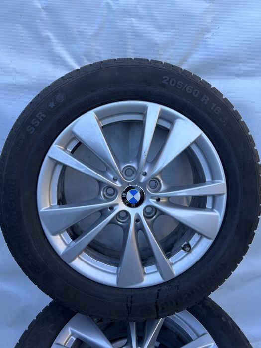 Jante aliaj originale BMW R16 cu cauciucuri iarna M+S 205/60/16!