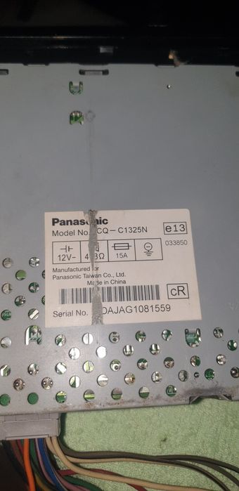 Cd mp3 player auto Panasonic