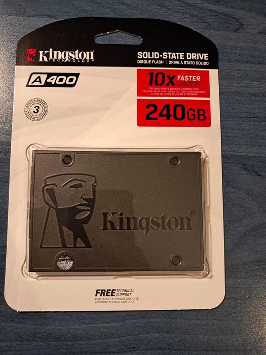 Solid State Drive (SSD) Kingston A400, 240GB, 2.5", SATA III