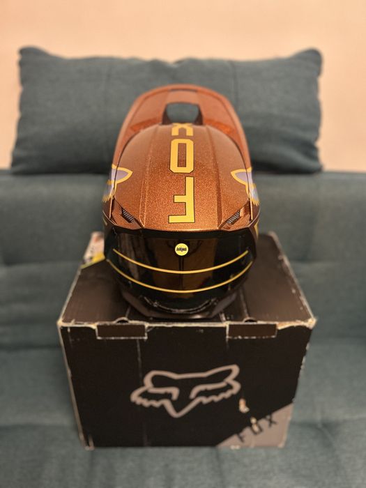 Casca Fox V1 Cntro Flo Orange Youth