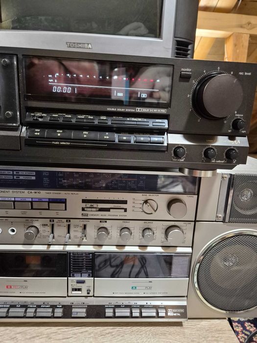 Aiwa ca w10 stereo radio cassette recorder