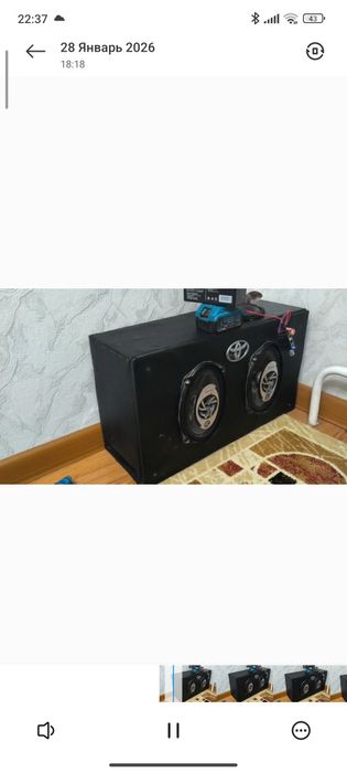 Сабвуфер с 3 калонками