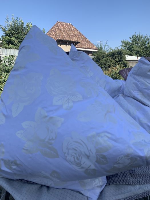 Подушки пуховые чистые