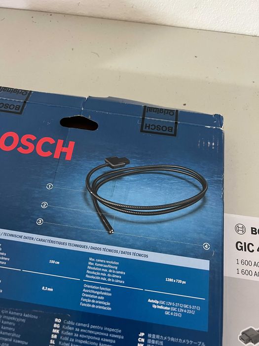 Bosch Professional GIC 4/5 - Sonda cu camera de inspectie, 8,3 mm, lungime 1,5 m
