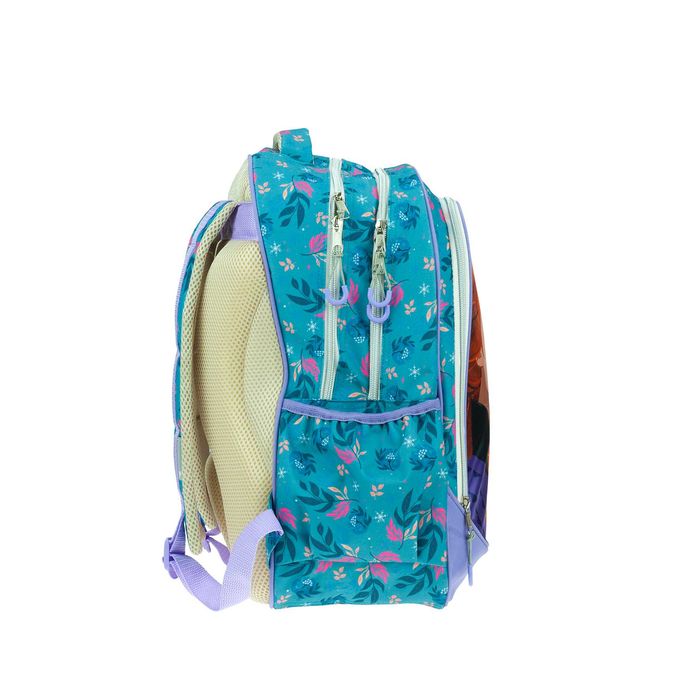 Ghiozdan scoala Disney Frozen Anna & Elsa, trei compartimente