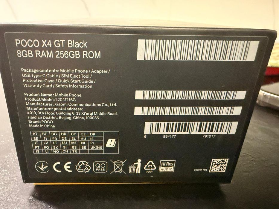 Xiaomi Poco X4 GT 8/256