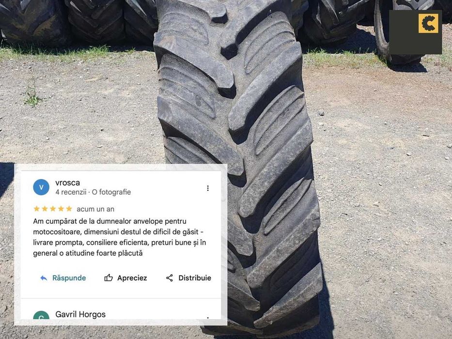 Cauciucuri 13.6R24 Taurus Second Hand Tractor Garantie Factura Livrare