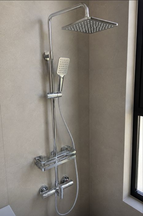 Sistem de duș complet cu baterie termostatică – NOU, premium design modern