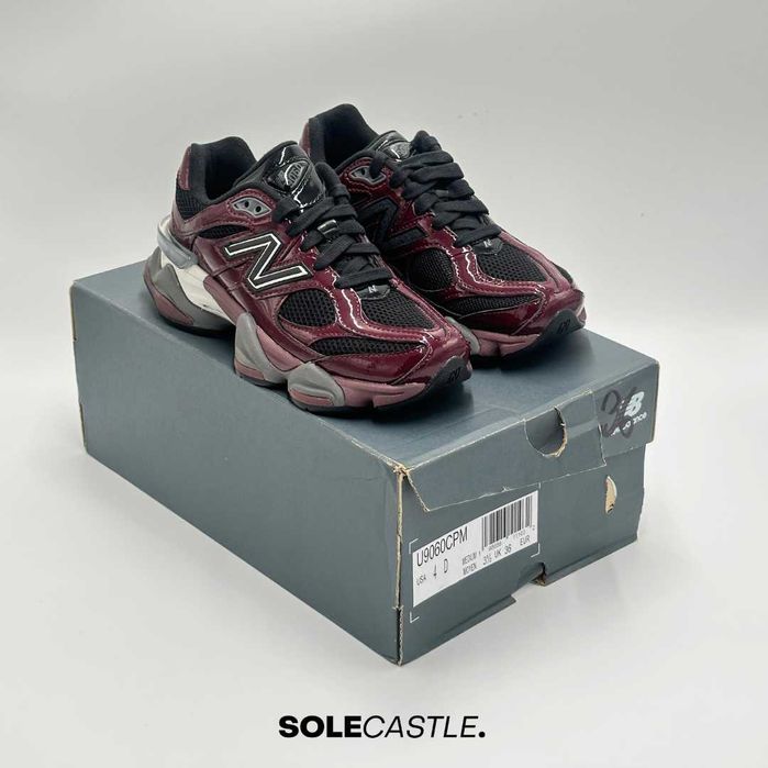 New Balance 9060 'Patent Burgundy'