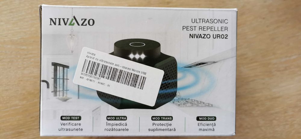 Aparat cu ultrasunete anti-soareci Nivazo UR02