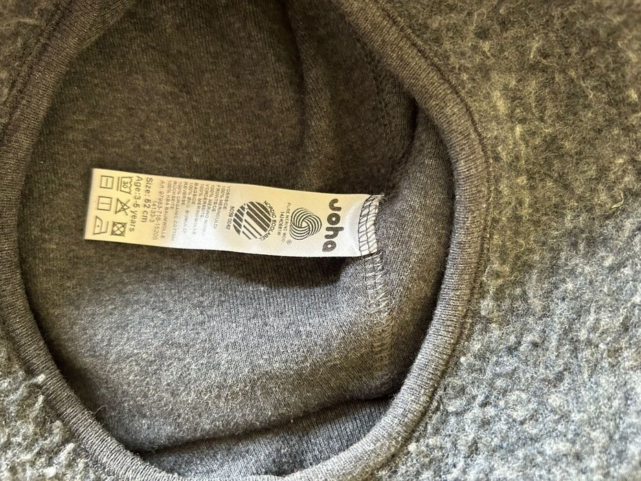 Cagula iarna groasa JOHA windbreaker fleece din lana merinos