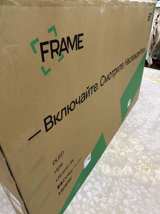 Frame умный телевизор 65 дюймов новый в коробке