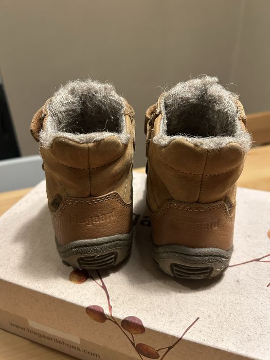 Ghete copii,  piele si imblanite lana, Bisgaard 24 (Noi sunt 400 Lei)