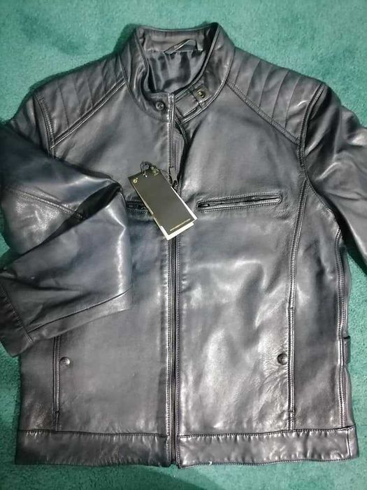 Мъжко кожено яке Massimo Dutti 5