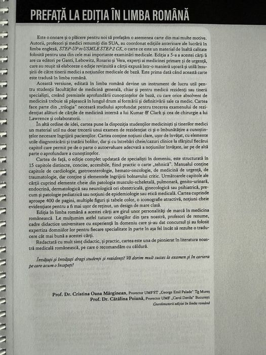 Vand carte xerox Sinopsis de medicina examen rezidentiat