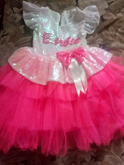 Прокат Платье с париком и ободком