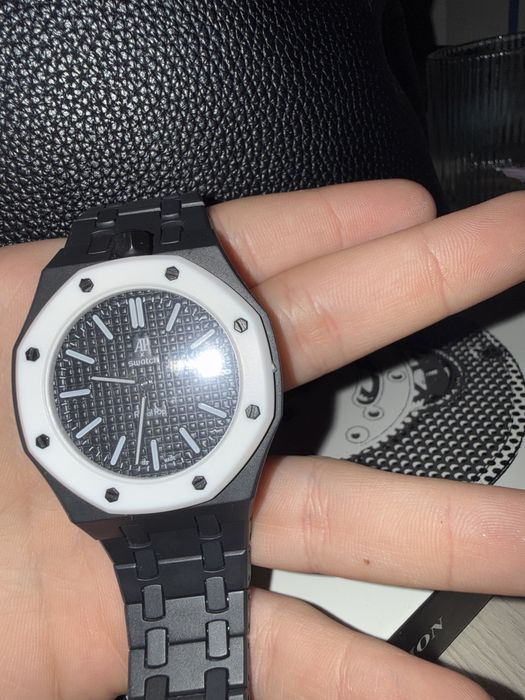 Audemar Piguet x swatch RoyalPop Oak