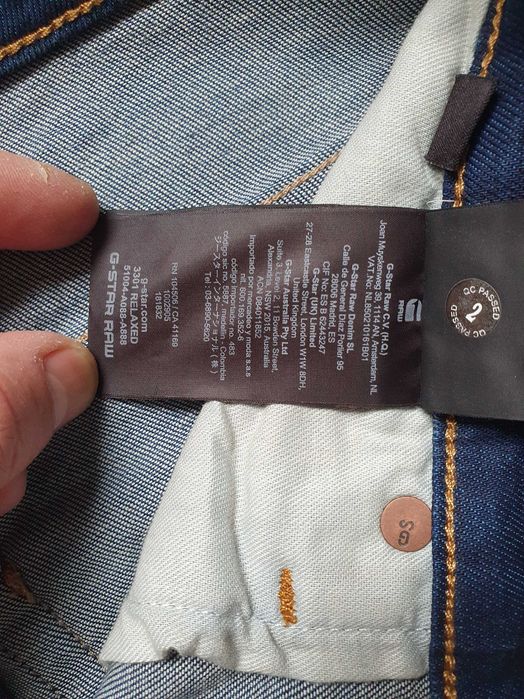 Blugi G-STAR RAW "3301 Relaxed" - Marime W31 L34 (Talie 84 cm)