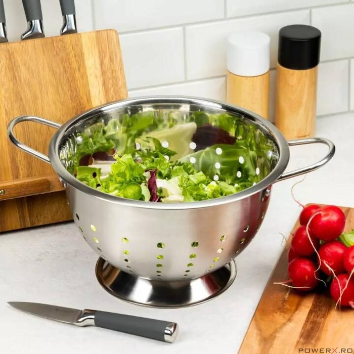 Strecuratoare din inox, 24cm, finisaj satinat, Klausberg