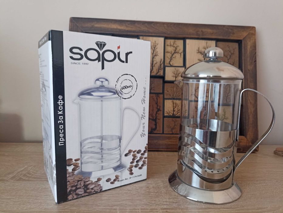 Каничка за чай, преса за шварц кафе