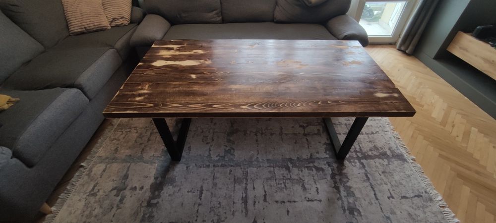 маса масив и метал