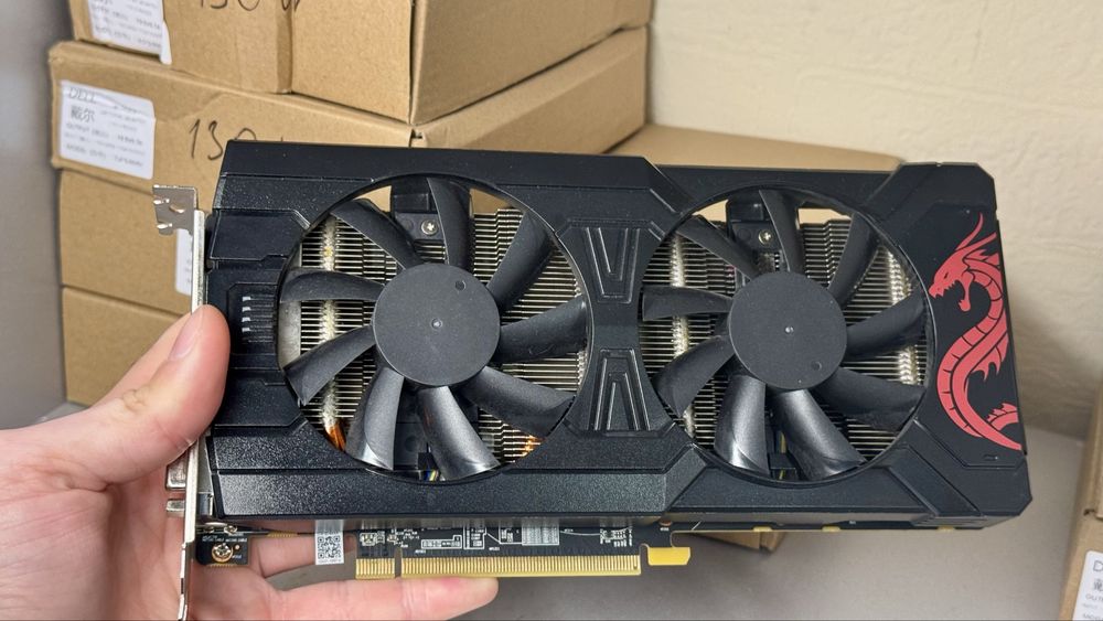 Видеокарта PowerColor Red Dragon Radeon RX 570 8GB GDDR5 (Б/У)