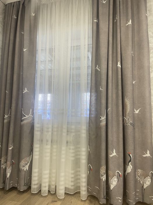 Продам  шторы и тюль ,очень красивые