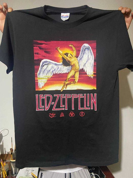 Футболка Led Zeppelin из Сальвадора — стиль с легендой!