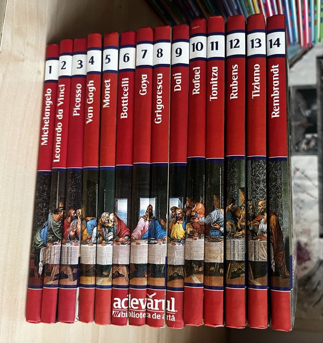 !!! ARTA si CULTURA !!! Set 14 volume cartonate – Colecția Jurnalul / Biblioteca de Artă – Adevărul – Stare impecabilă