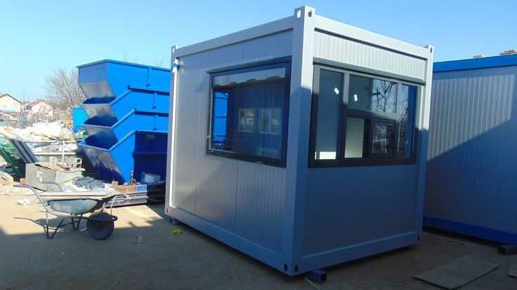 КПП киоск-будка от производителя быстрое изготовление