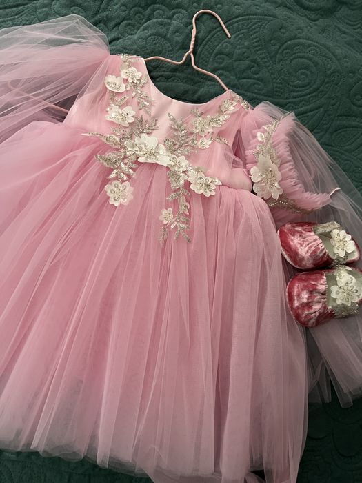 1 жасқа көйлек, балетка, ободок