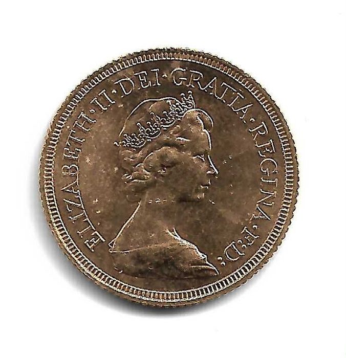 Marea Britanie - 1976 ELISABETA II SOVEREIGN - Aur, .916, 8g - EF