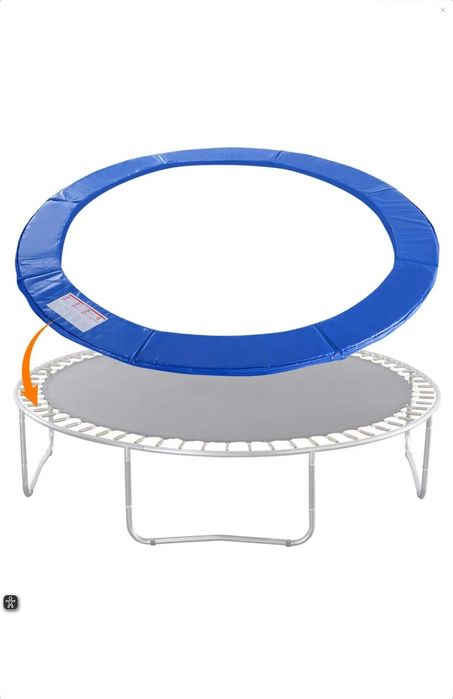 Protecție cu arc pentru trambulină cu diametrul de 396 cm, albastră