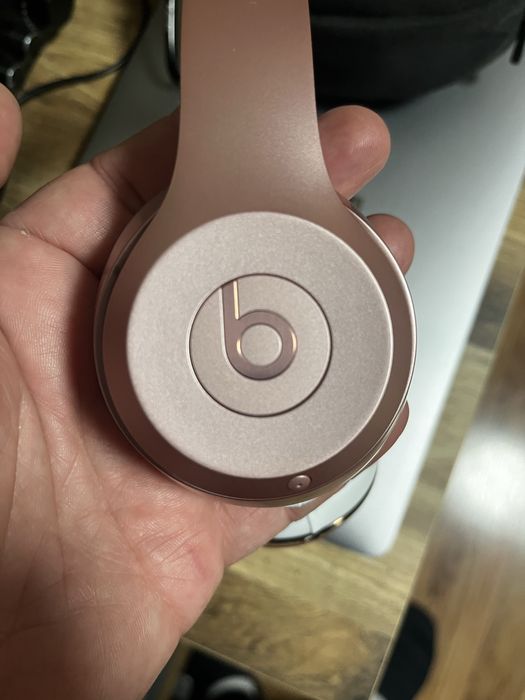 Beats Solo 3 wireless rose gold слушалки