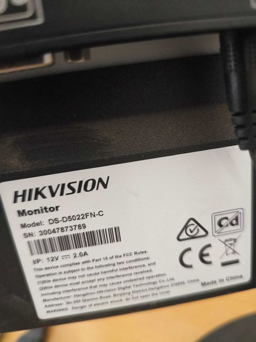 Монитор Hikvision DS-D5022FN 21,5 дюймов