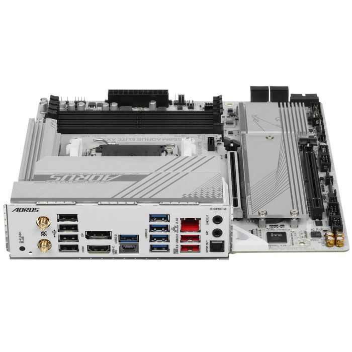 - Материнская плата MB Gigabyte AMD AM5 B650M AORUS ELITE AX ICE DDR5