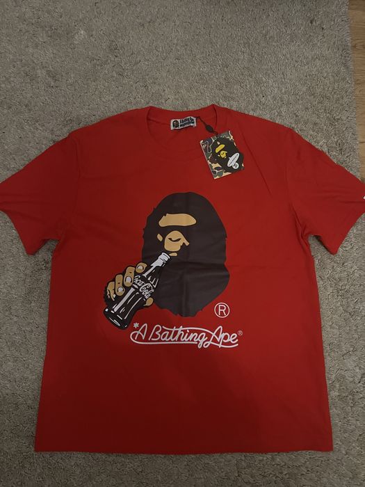 Tricou bape X Coca cola