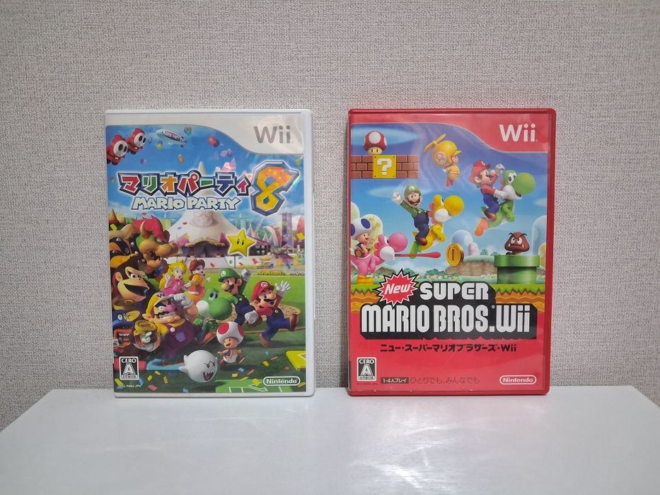 Боксы с мануалами для игр Nintendo Wii