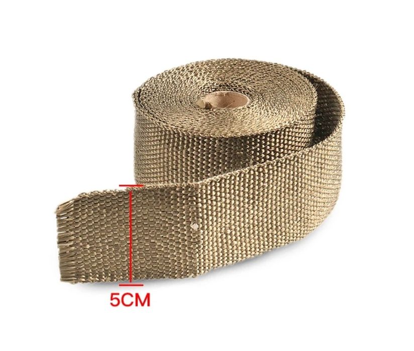 Banda termica 5Mx50mm  fibra de sticla evacuare moto ATV auto
