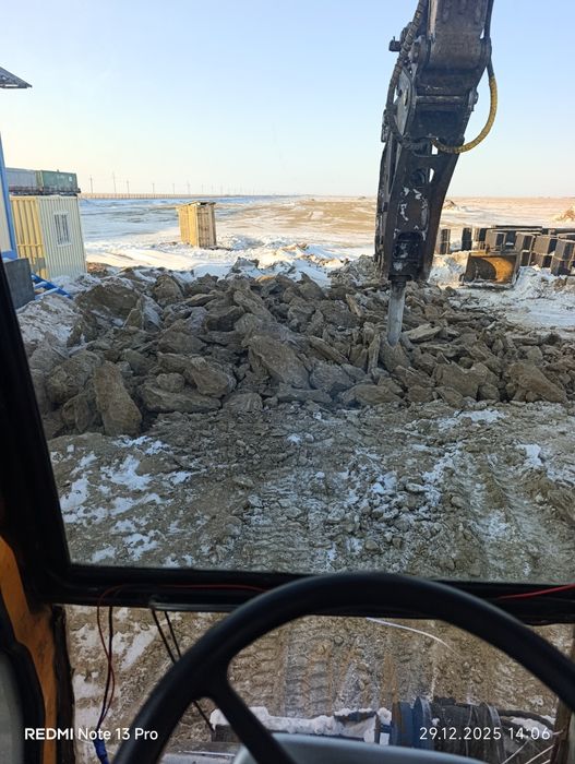 Услуги экскаватора, гидромолот.