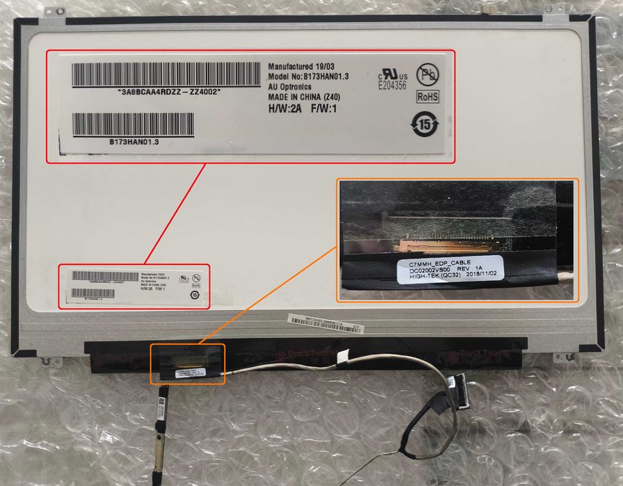 Дисплей за лаптоп 17.3" B173HAN01.3