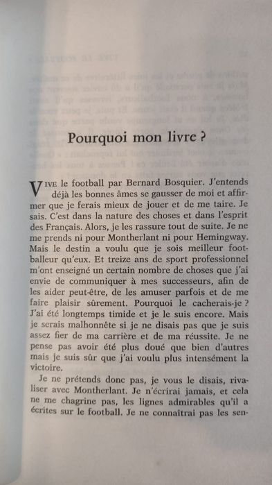 Vive le football ! Bernard BOSQUIER, J.Thibert, 1973