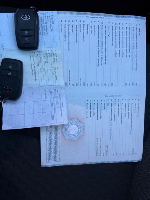 Toyota yaris cross avariat