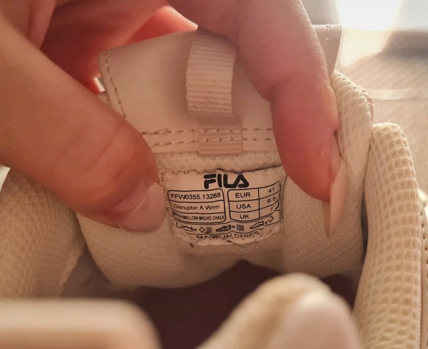 Fila disruptor marshmallow-mauve chalk 41